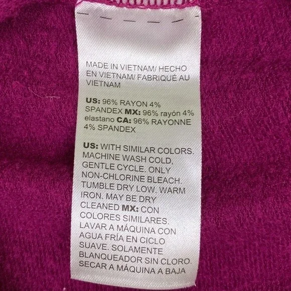 Chico’s Zenergy Side-Zip Magenta Tunic - Picture 5 of 11